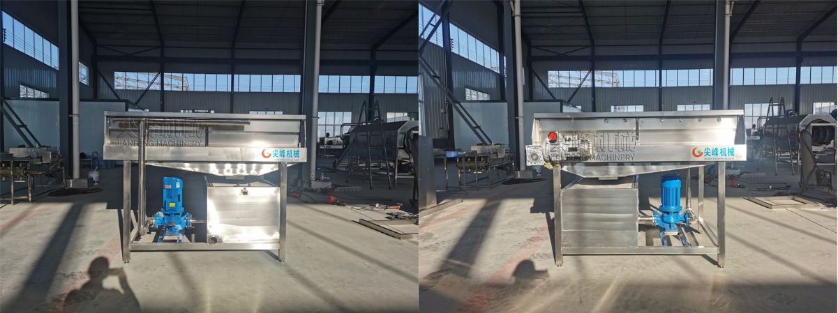 瓜果类喷淋毛刷清洗机器设备