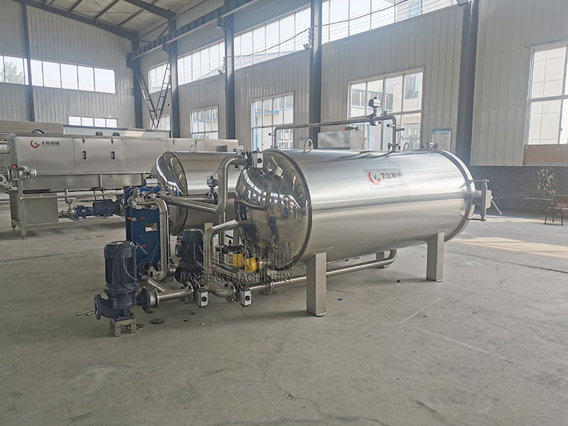 双锅并联杀菌锅