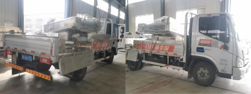 诸城尖峰机械1000型真空包装机成功发往威海